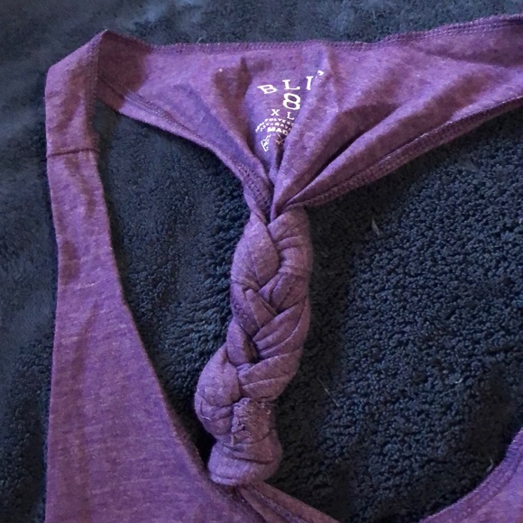 Knotted back tank LSU - Picture 3 of 3